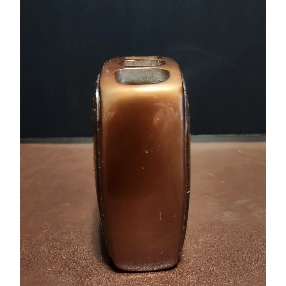 Croscill Brown Resin Free Standing Toothbrush Holder Bathroom Countertop